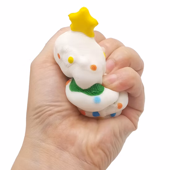 Arbre de Noël à montée lente Squishy Jumbo jouets Squishy promotionnel soulagement du stress jouet 10 cm mignon arbre de Noël à montée lente Squishy